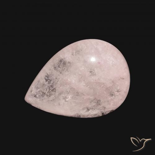 6.10ct Натуральный Светло-розовый Морганит, Форма груши, Полупрозрачный