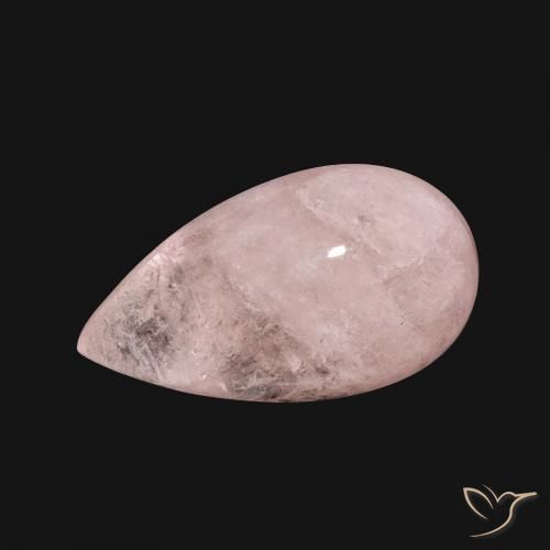8.18ct Натуральный Средний розовый Морганит, Форма груши, Полупрозрачный