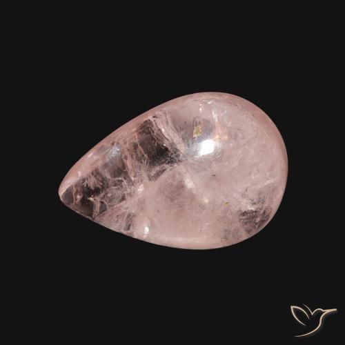 3.63ct Натуральный Средний розовый Морганит, Форма груши, Прозрачный