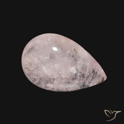 3.08 карата, натуральный Светло-розовый Морганит, Форма груши, Прозрачный