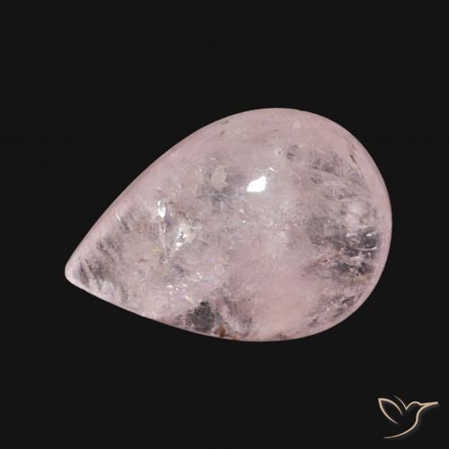 4.86ct Натуральный Светло-розовый Морганит, Форма груши, Прозрачный