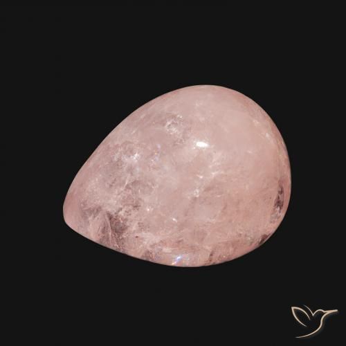 4.62ct Натуральный Светло-розовый Морганит, Форма груши, Прозрачный