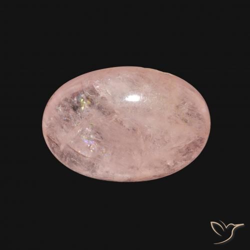 4.33ct Натуральный Светло-розовый Морганит, Овал, Прозрачный
