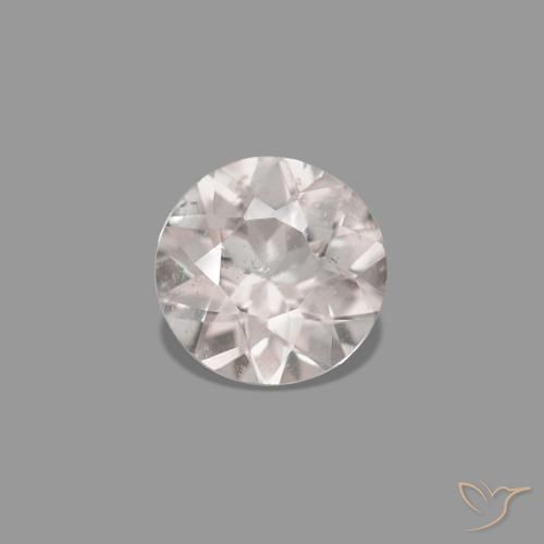 0.21ct Фламинго Розовый Морганит, Круглый, VVS-VS