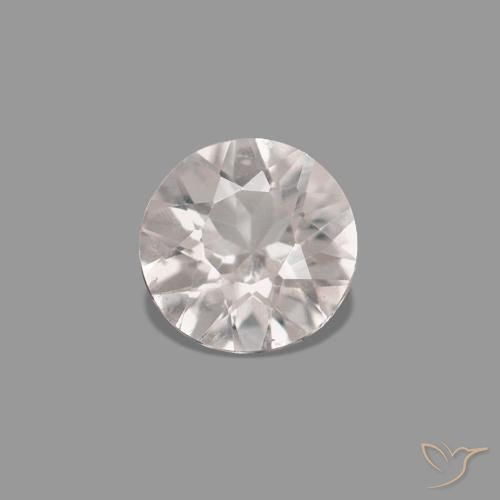 0.22ct Светло-розовый Морганит, Круглый, VVS-VS