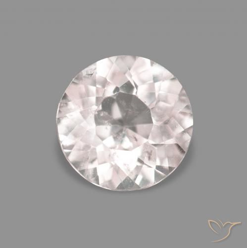 0.24ct Натуральный Очень светло-розовый Морганит, Круглый, Чистота VS