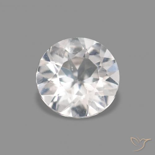 0.21ct Очень светло-розовый Морганит, Круглый, VVS-VS