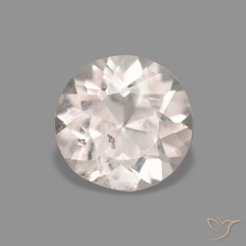 0.36ct Натуральный Очень светло-розовый Морганит, Круглый, Чистота VS
