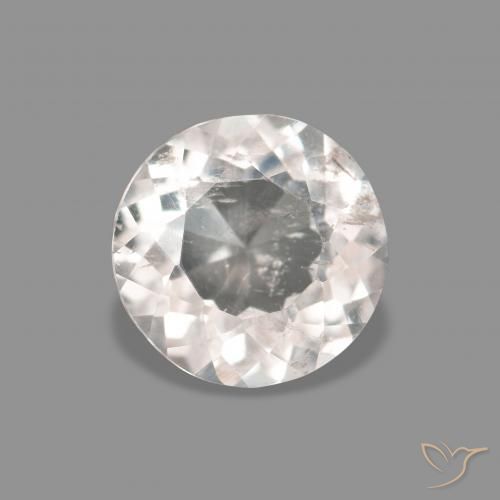 0.44ct Очень светло-розовый Морганит, Круглый, Чистота VS
