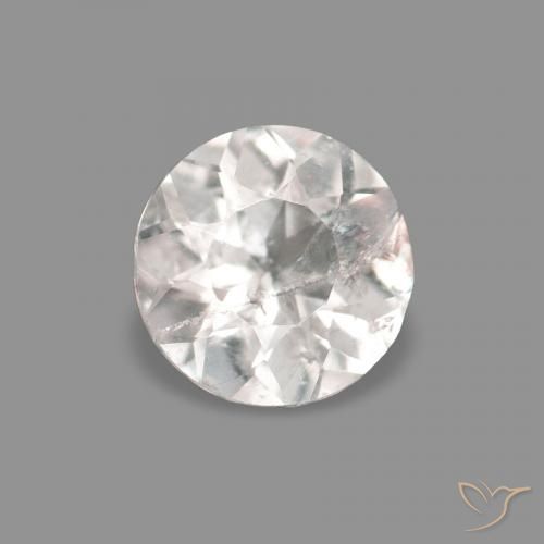 0.18ct Очень светло-розовый Морганит, Круглый, VS-SI