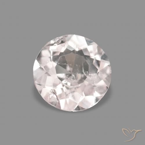 0.36ct Очень светло-розовый Морганит, Круглый, VS-SI