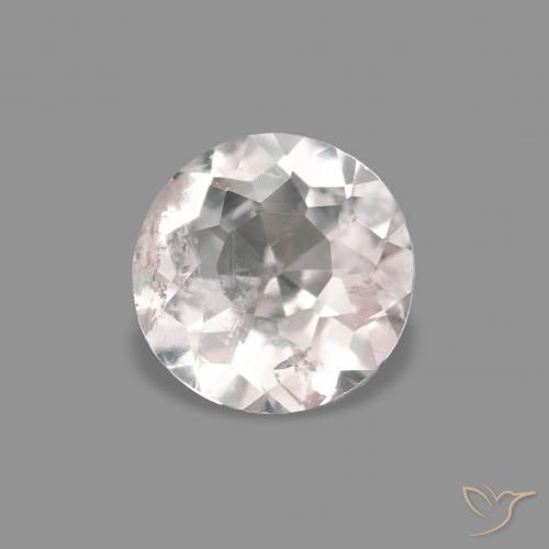 0.36ct Очень светло-розовый Морганит, Круглый, VS-SI