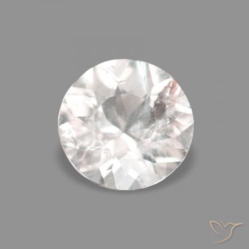 0.16ct Очень светло-розовый Морганит, Круглый, VS-SI