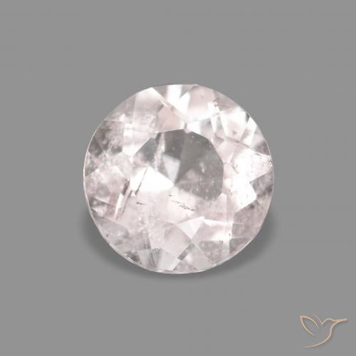0.42ct Очень светло-розовый Морганит, Круглый, VS-SI