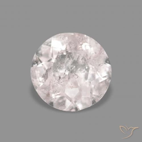 0.42ct Очень светло-розовый Морганит, Круглый, VS-SI