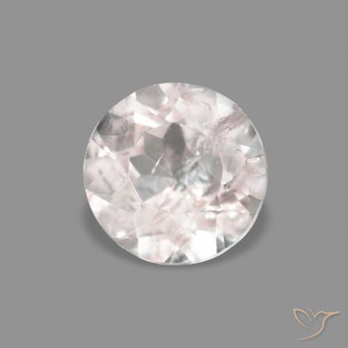 0.40ct Очень светло-розовый Морганит, Круглый, VS-SI