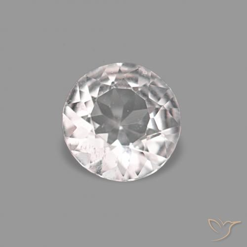 0.23ct Очень светло-розовый Морганит, Круглый, VVS-VS