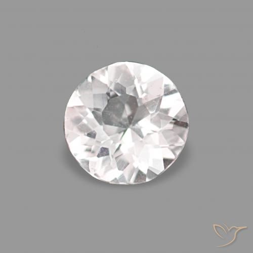 0.12ct Очень светло-розовый Морганит, Круглый, Чистота VVS