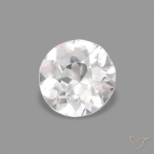 0.22ct Очень светло-розовый Морганит, Круглый, Чистота VVS