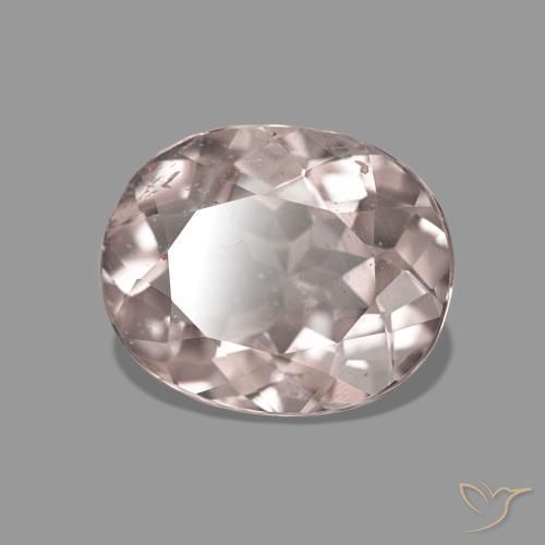 1.35ct Medium Light-Pink Морганит, Овал, Чистота VS