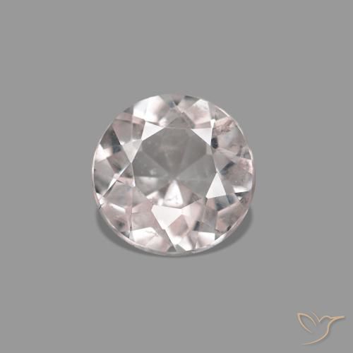 0.45ct Очень светло-розовый Морганит, Круглый, VS-SI
