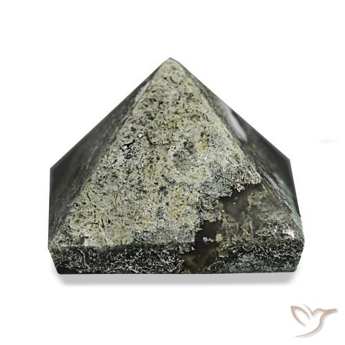 85.25ct Травянисто-зелёный Моховой агат, Квадрат, Непрозрачный