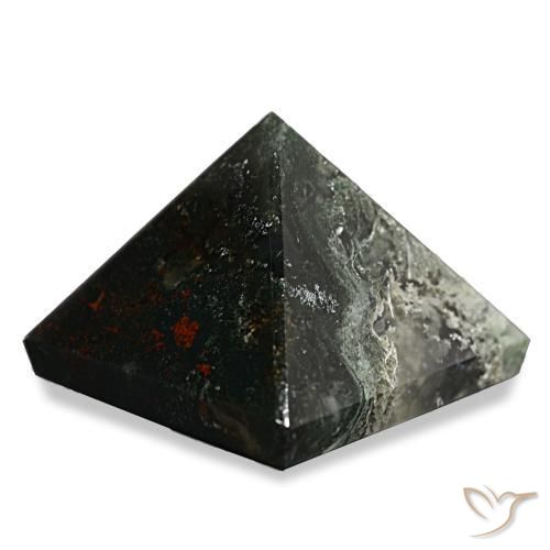 89.65 карата, натуральный Травянисто-зелёный Моховой агат, Квадрат, Непрозрачный