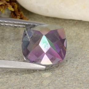 1.89 карата, натуральный Многоцветный Мистический кварц, Подушка Крой, VVS-VS