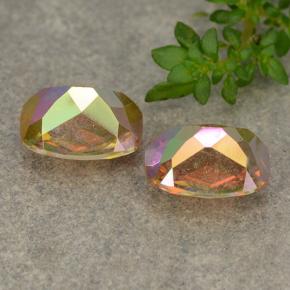 3.62 карата, натуральный Многоцветный Мистический кварц, Подушка Крой, VVS-VS