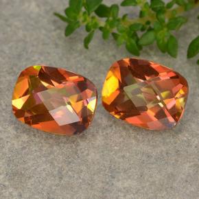 3.56 карата, натуральный Многоцветный Мистический кварц, Подушка Крой, VVS-VS