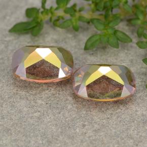 3.36 карата, натуральный Многоцветный Мистический кварц, Подушка Крой, VVS-VS