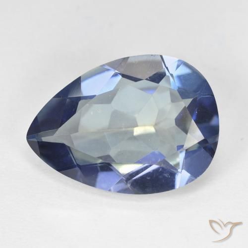 8.96ct Натуральный Многоцветный Мистический кварц, Форма груши, VVS-VS