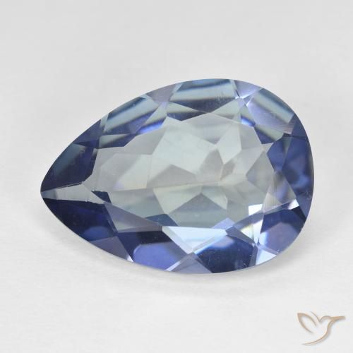 8.42ct Натуральный Многоцветный Мистический кварц, Форма груши, VVS-VS