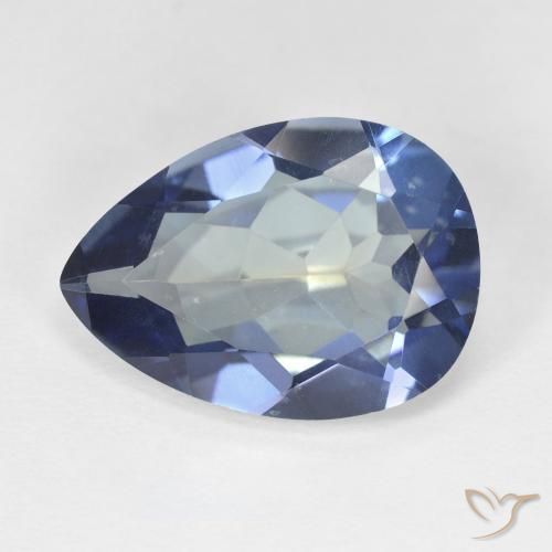 8.62ct Натуральный Многоцветный Мистический кварц, Форма груши, VVS-VS