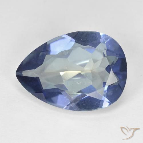 8.69ct Натуральный Многоцветный Мистический кварц, Форма груши, VVS-VS