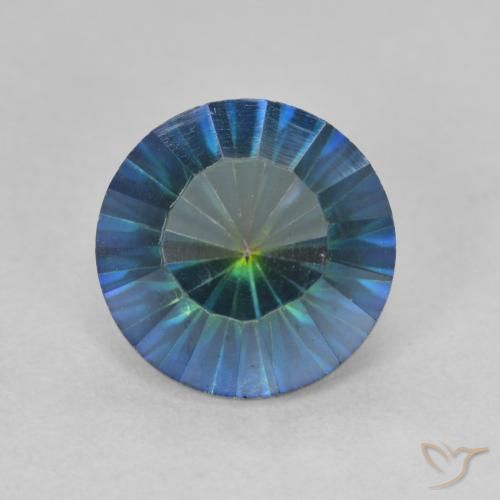 2.54ct Натуральный Многоцветный Мистический кварц, Круглый, VVS-VS