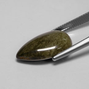 9.16 карата, натуральный Золотой отлив Обсидиан, Форма груши, Непрозрачный