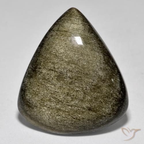 22.72ct Натуральный Многоцветный Обсидиан, Форма груши, Непрозрачный