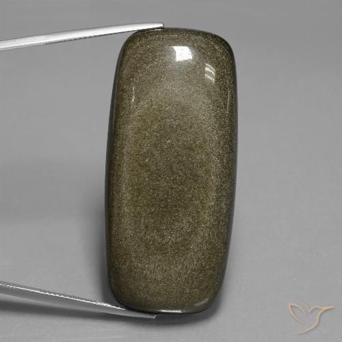 71.31ct Натуральный Многоцветный Обсидиан, Подушка, Непрозрачный