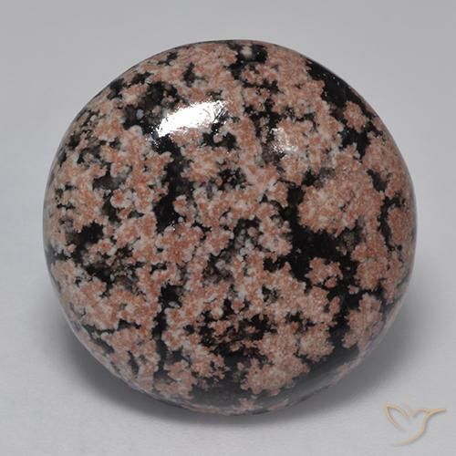 20.50ct Натуральный Многоцветный Обсидиан, Круглый, Непрозрачный