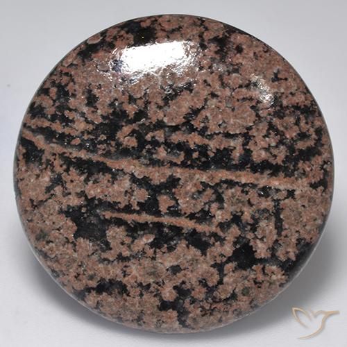 31.00ct Натуральный Многоцветный Обсидиан, Круглый, Непрозрачный