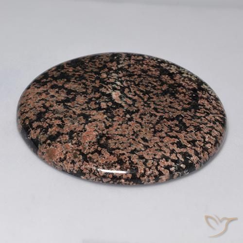 58.60 карата, натуральный Многоцветный Обсидиан, Огранка Круг, Непрозрачный
