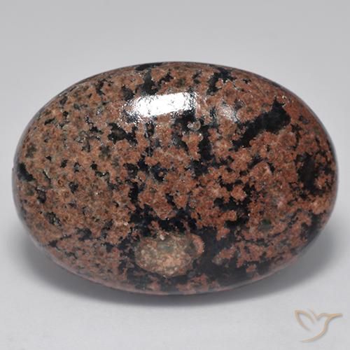 22.85ct Натуральный Многоцветный Обсидиан, Овал, Непрозрачный