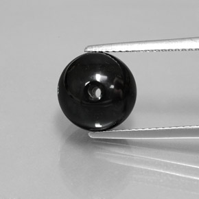 6.88 карата, натуральный Черный Оникс, Сфера / Шар, Непрозрачный