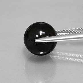 7.43 карата, натуральный Черный Оникс, Сфера / Шар, Непрозрачный