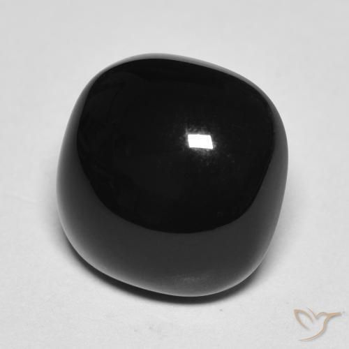 4.78ct Натуральный Черный Оникс, Подушка, Непрозрачный
