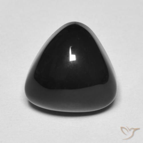3.35ct Натуральный Черный Оникс, Триллион, Непрозрачный