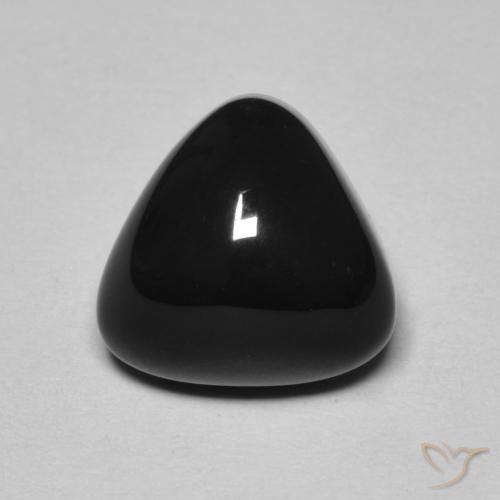 3.30ct Натуральный Черный Оникс, Триллион, Непрозрачный