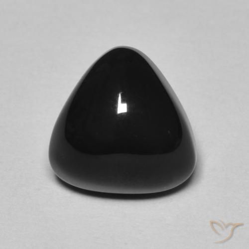 3.16ct Натуральный Черный Оникс, Триллион, Непрозрачный