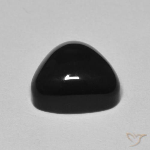 3.35ct Натуральный Черный Оникс, Триллион, Непрозрачный